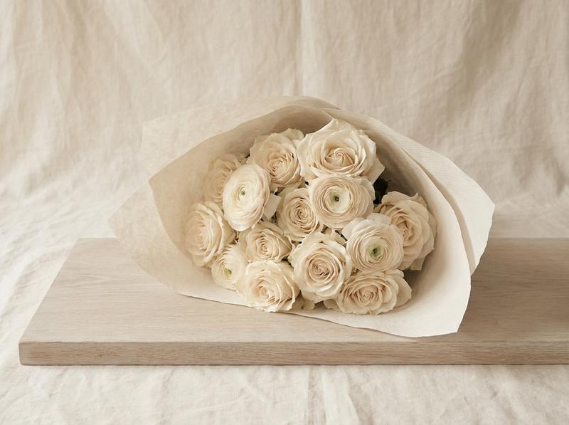 Cream Bouquet